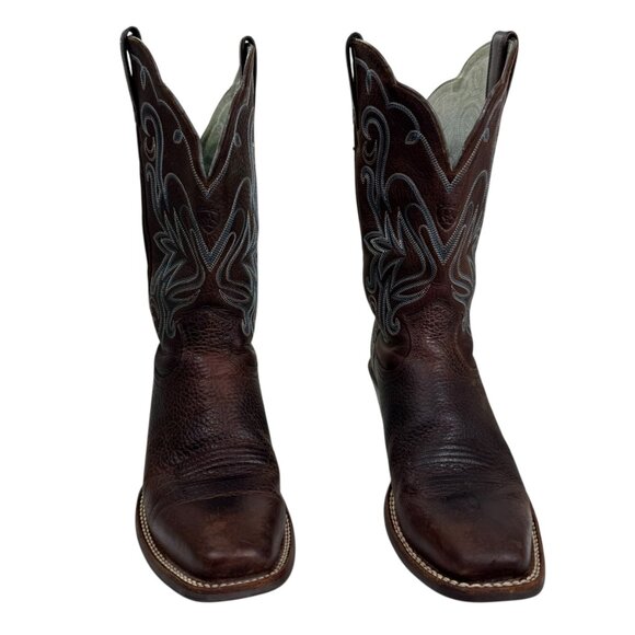 Ariat Women’s Heritage Western Cowboy Boots Brown Leather Embroidered SIZE:9B - Picture 9 of 14